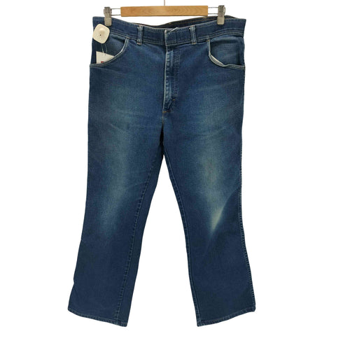 ラングラー Wrangler 80S USA製 ワイド ストレート ジップフライ デニム パンツ メンズ 38×30