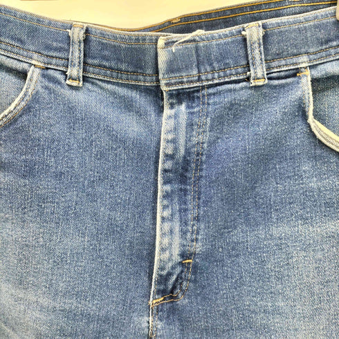 ラングラー Wrangler 80S USA製 ワイド ストレート ジップフライ デニム パンツ メンズ 38×30