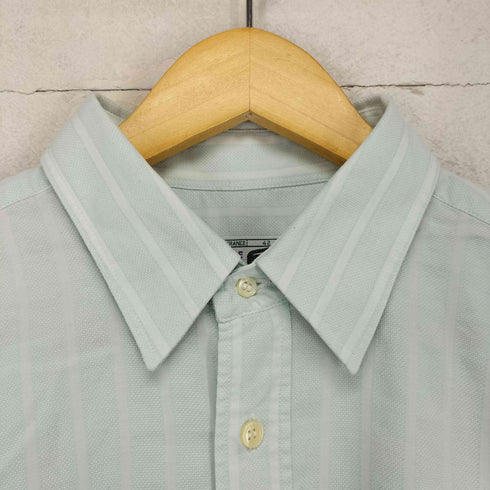 シュミーズラコステ CHEMISE LACOSTE ポケット刺繍 ストライプシャツ メンズ FR:42