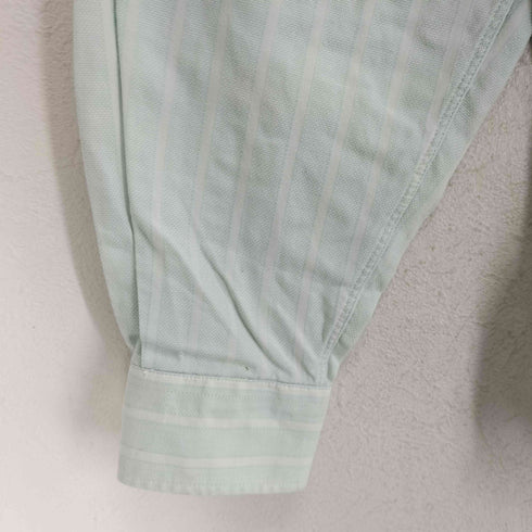 シュミーズラコステ CHEMISE LACOSTE ポケット刺繍 ストライプシャツ メンズ FR:42