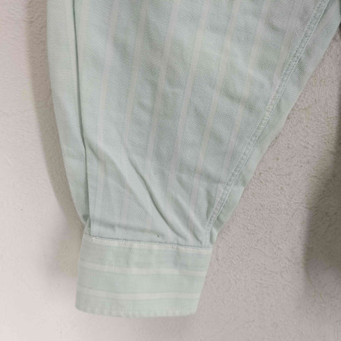 シュミーズラコステ CHEMISE LACOSTE ポケット刺繍 ストライプシャツ メンズ FR:42