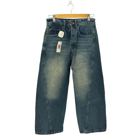 ウィム バイ リドム WYM LIDNM VINTAGE WASHED CURVED DENIM ウォッシュド カーブ デニム メンズ M