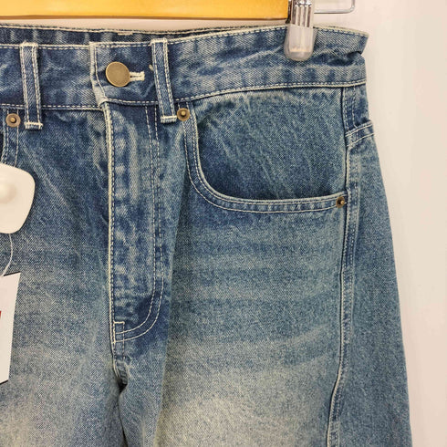 ウィム バイ リドム WYM LIDNM VINTAGE WASHED CURVED DENIM ウォッシュド カーブ デニム メンズ M