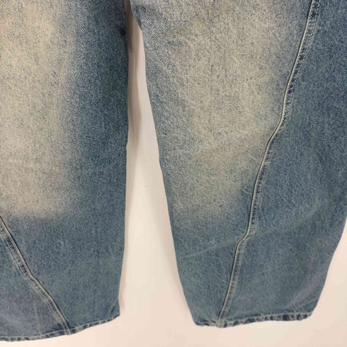 ウィム バイ リドム WYM LIDNM VINTAGE WASHED CURVED DENIM ウォッシュド カーブ デニム メンズ M