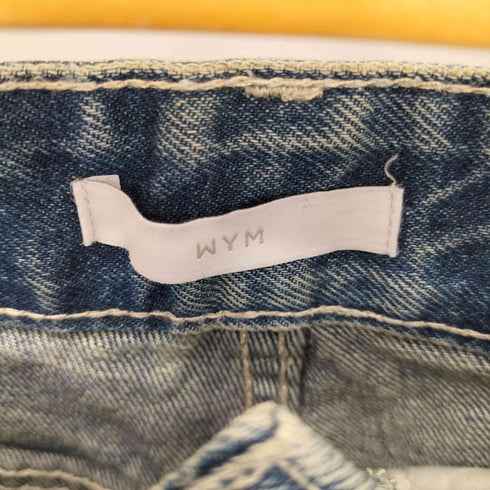 ウィム バイ リドム WYM LIDNM VINTAGE WASHED CURVED DENIM ウォッシュド カーブ デニム メンズ M