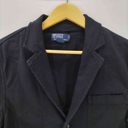 ポロバイラルフローレン Polo by RALPH LAUREN 90S 裏地背抜き コットン ツイル 3B テーラードジャケット メンズ import:S