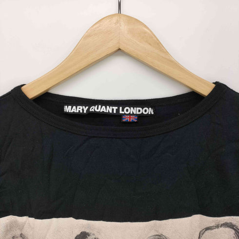 マリークワント MARY QUANT グラフィック プリント クルーネック Tシャツ レディース import:M
