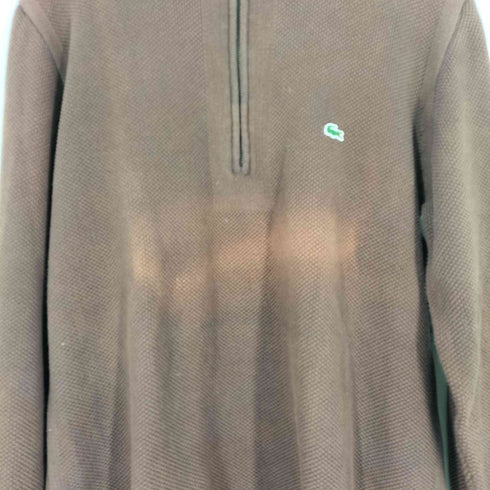 ラコステ LACOSTE ワニワッペン ハーフジップニット メンズ 6