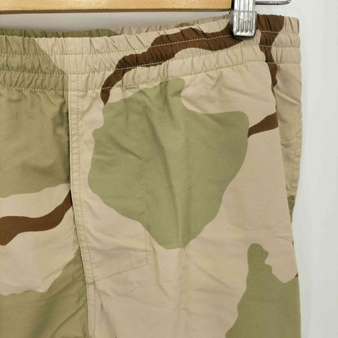 ヒューストン HOUSTON SUC GYM PANTS カモ柄 ドローストリング ナイロン ジムパンツ メンズ M