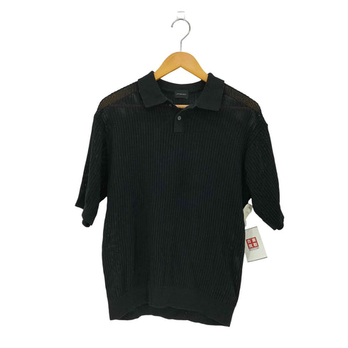 ユナイテッドアローズグリーンレーベルリラクシング UNITED ARROWS green label relaxing 24ss ハイツイスト アクリル コットン メッシュ ニット ポロシャツ メンズ JPN:S