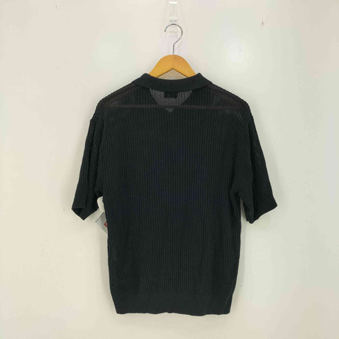 ユナイテッドアローズグリーンレーベルリラクシング UNITED ARROWS green label relaxing 24ss ハイツイスト アクリル コットン メッシュ ニット ポロシャツ メンズ JPN:S