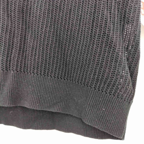 ユナイテッドアローズグリーンレーベルリラクシング UNITED ARROWS green label relaxing 24ss ハイツイスト アクリル コットン メッシュ ニット ポロシャツ メンズ JPN:S