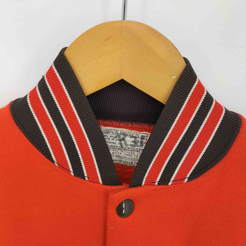 チャンピオン Champion 60s タタキタグ PRODUCTS CHEROKEE 刺繍 スタジャン レディース import:S