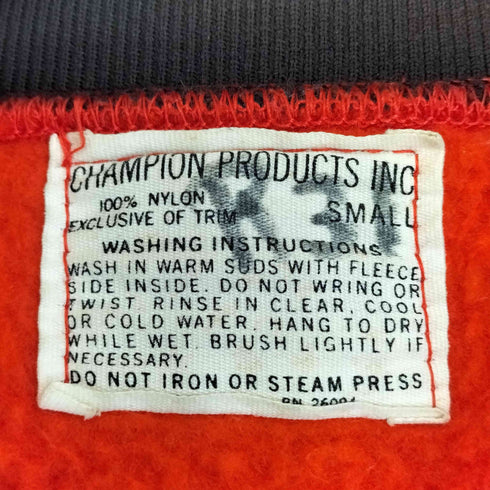 チャンピオン Champion 60s タタキタグ PRODUCTS CHEROKEE 刺繍 スタジャン レディース import:S