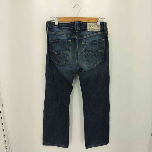 ディーゼル DIESEL LARKEE ボタンフライ シワ加工 ウォッシュド ストレートデニムパンツ レディース 29