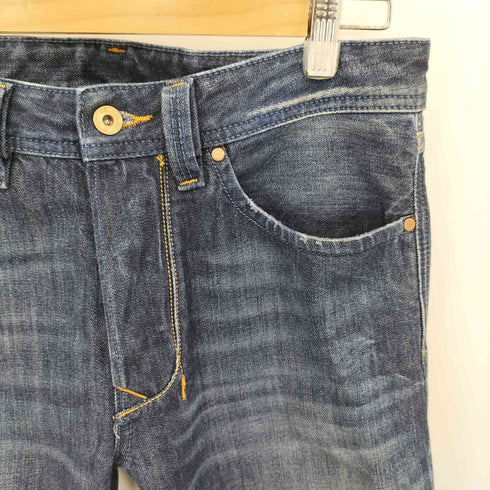 ディーゼル DIESEL LARKEE ボタンフライ シワ加工 ウォッシュド ストレートデニムパンツ レディース 29