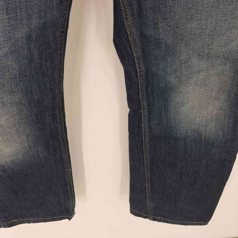 ディーゼル DIESEL LARKEE ボタンフライ シワ加工 ウォッシュド ストレートデニムパンツ レディース 29