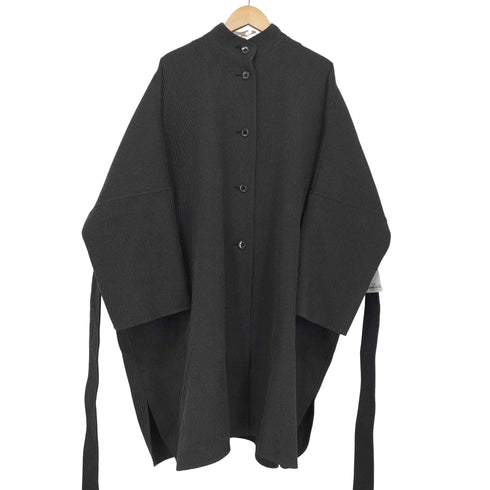 ソブ Sov. ツイル スタンドカラーロングコート レディース JPN:38