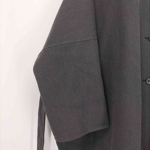 ソブ Sov. ツイル スタンドカラーロングコート レディース JPN:38