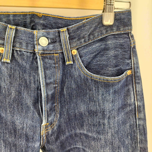 リーバイス Levis 501 ボタン裏3496 ボタンフライ インディゴデニムパンツ レディース W28 L32