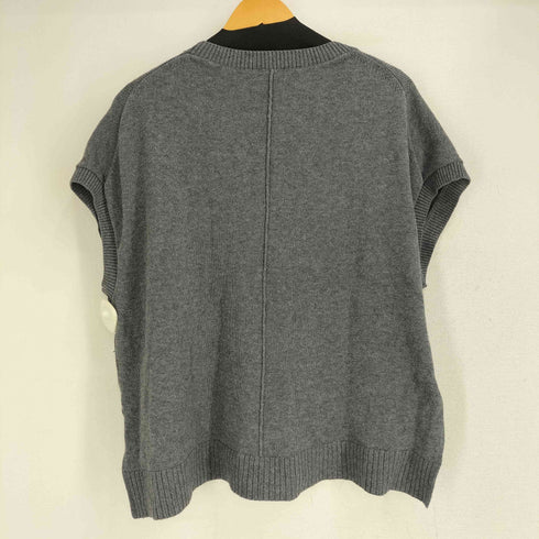 マッキントッシュフィロソフィー MACKINTOSH PHILOSOPHY ウール混 コットン Vネック ニット ベスト レディース 2