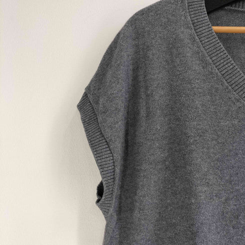 マッキントッシュフィロソフィー MACKINTOSH PHILOSOPHY ウール混 コットン Vネック ニット ベスト レディース 2