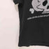 vintage スカル トーテンコップ メッセージ バイカー 裾/袖シングル クルーネックTシャツ メンズ