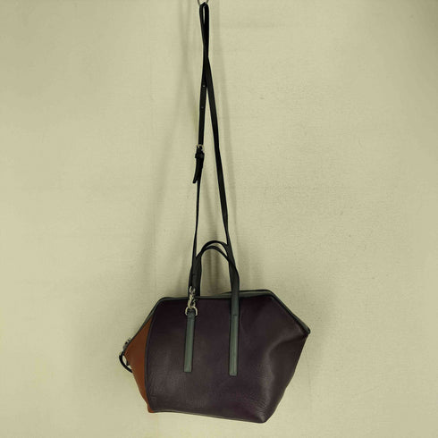 ザディレッタント the dilettante バイカラー シボレザー 2way ショルダー ハンドバッグ レディース