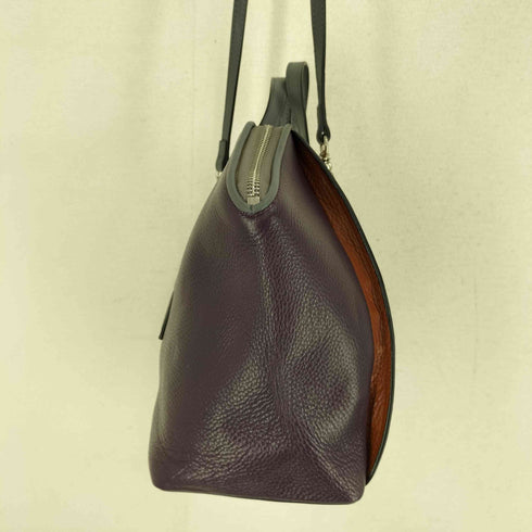 ザディレッタント the dilettante バイカラー シボレザー 2way ショルダー ハンドバッグ レディース