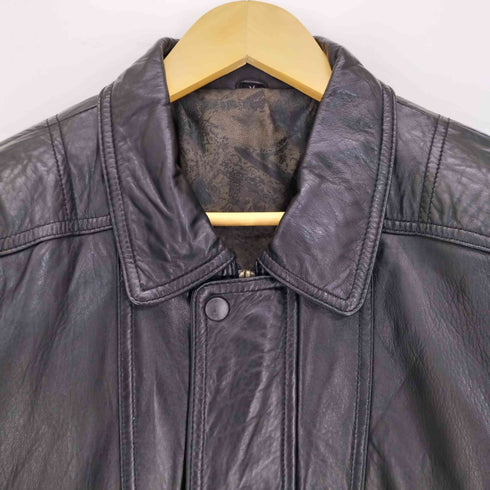 シープレザー 裏地総柄 A-2 フライトジャケット メンズ