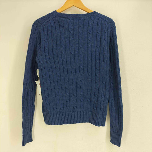 ポロラルフローレン POLO RALPH LAUREN コットン ポニー刺繍 ケーブルニット レディース import:M