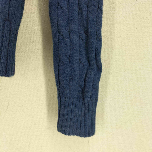 ポロラルフローレン POLO RALPH LAUREN コットン ポニー刺繍 ケーブルニット レディース import:M