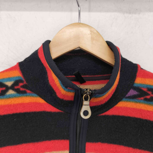 ウールリッチ WOOLRICH 90s USA製 ネイティブ柄 フリースジャケット メンズ import:M