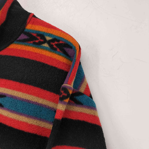 ウールリッチ WOOLRICH 90s USA製 ネイティブ柄 フリースジャケット メンズ import:M