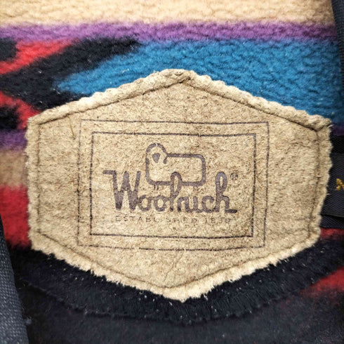 ウールリッチ WOOLRICH 90s USA製 ネイティブ柄 フリースジャケット メンズ import:M