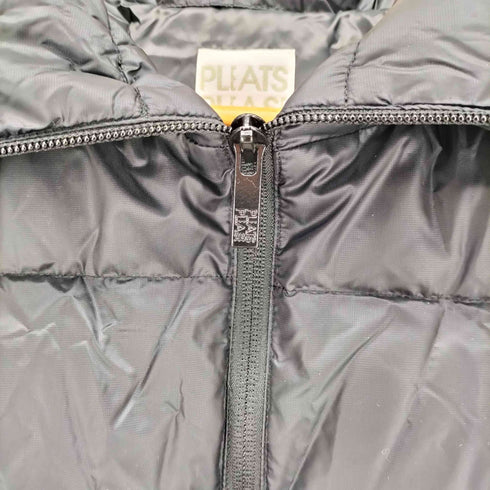 プリーツプリーズイッセイミヤケ PLEATS PLEASE ISSEY MIYAKE キルティング フルジップ フーデッド ダウン ジャケット レディース JPN:3