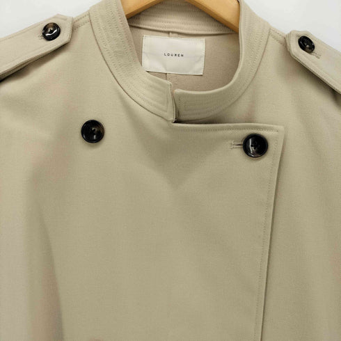 ローレン louren BIGCAPE SPRING COAT ビッグケープ スプリング コート レディース FREE