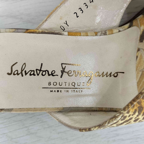 サルヴァトーレフェラガモ Salvatore Ferragamo ボタニカル ビーチサンダル レディース