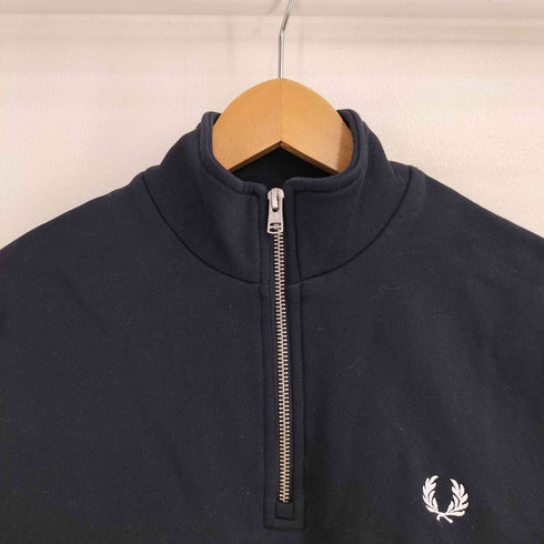 フレッドペリー FRED PERRY HALF ZIP SWEATSHIRT レディース import:S