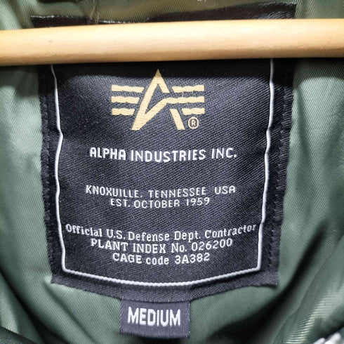 アルファインダストリーズ ALPHA INDUSTRIES N-3B フライトジャケット メンズ import:M
