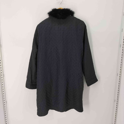 ブルーフォックスファー ロングコート レディース import:L