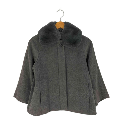グリーンレーベルリラクシング GREEN LABEL RELAXING ラビットファー ウールシルク ショートコート レディース JPN:36