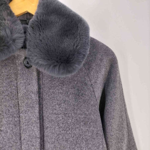 グリーンレーベルリラクシング GREEN LABEL RELAXING ラビットファー ウールシルク ショートコート レディース JPN:36