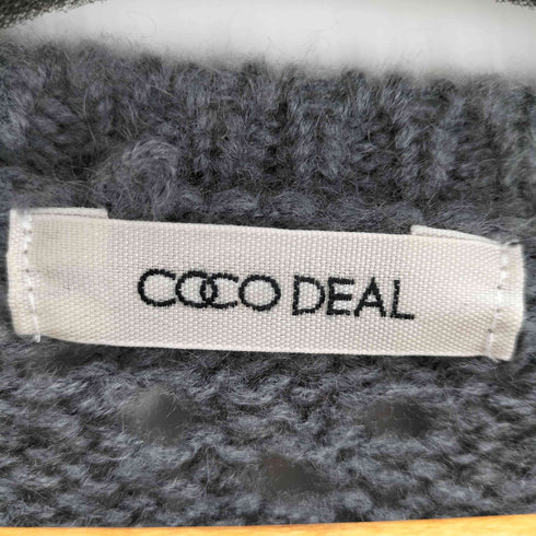 ココディール COCO DEAL ハート柄編みニット レディース JPN:2