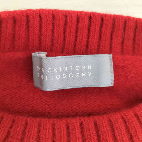 マッキントッシュフィロソフィー MACKINTOSH PHILOSOPHY ウール混 カシミア クルーネック ニット レディース 2