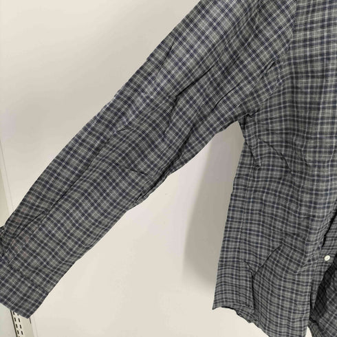 ラルフローレン RALPH LAUREN CLASSIC FIT ポニー刺繍 L/S チェック ボタンダウン シャツ メンズ import:M