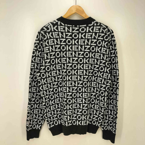 ケンゾー KENZO ブラック モノグラムセーター メンズ JPN:M