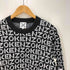 ケンゾー KENZO ブラック モノグラムセーター メンズ JPN:M