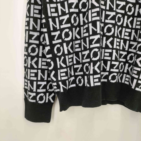 ケンゾー KENZO ブラック モノグラムセーター メンズ JPN:M