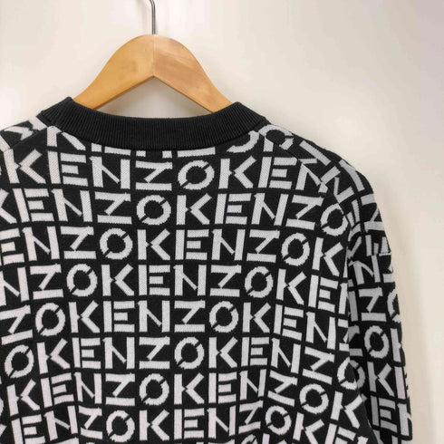 ケンゾー KENZO ブラック モノグラムセーター メンズ JPN:M